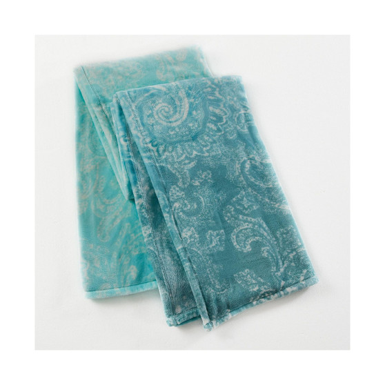 Paisley Tides Plush Throw, 50" x 70"