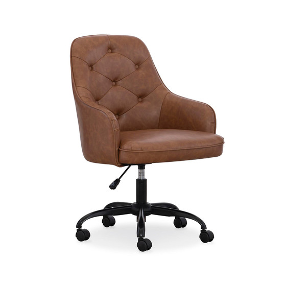 Sawyer Cognac Tufted Task Chair
