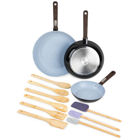 11-Pc. Retrograde Cookware & Utensil Set