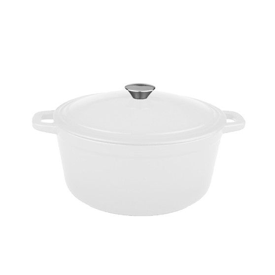 Neo Collection Cast Iron 5-Qt. Oval Covered Casserole