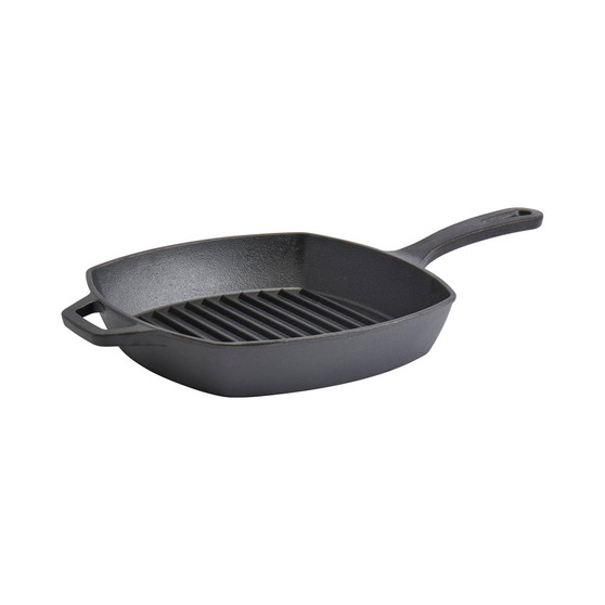 Cast Iron 10.25" Square Grill Pan