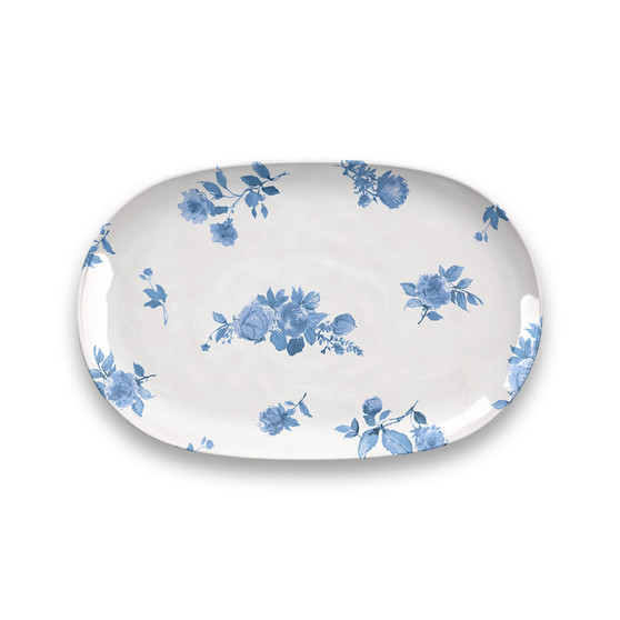 Cottage  Floral Platter Large