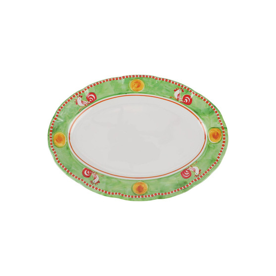 Melamine Campagna Gallina Oval Platter