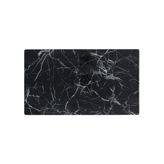 Melamine Palace Onyx Flat Rectangle Tray 18x10"