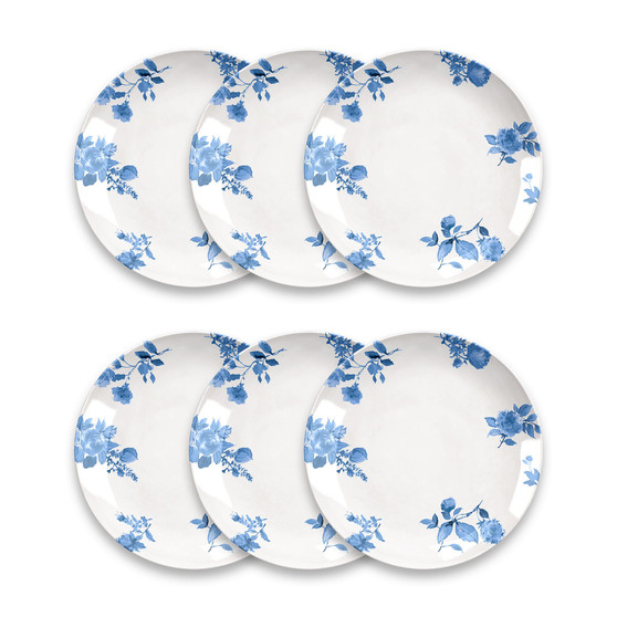 Cottage Floral Dinner Plate Set of 6