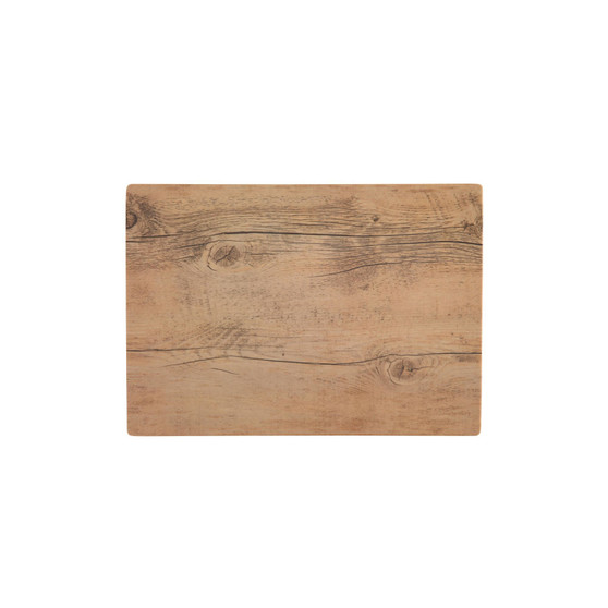Melamine Wood Rectangle Tray, 14" x 10"
