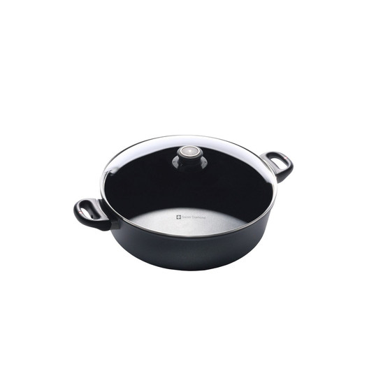 HD Induction Braiser with Lid - 12.5" , 7.2 QT