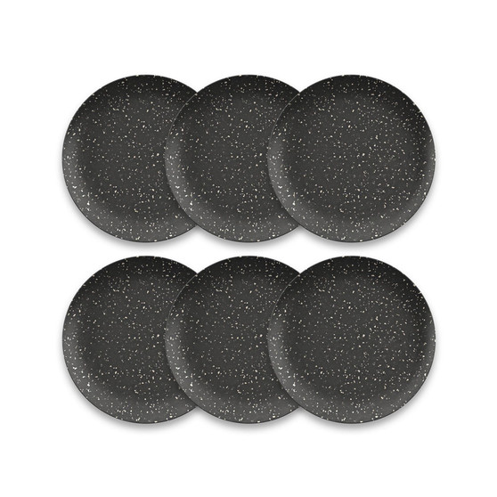 Orion Speckles 6-Piece Dinner Plate Set, 10.5"