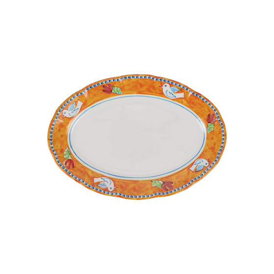 Melamine Campagna Uccello Oval Platter