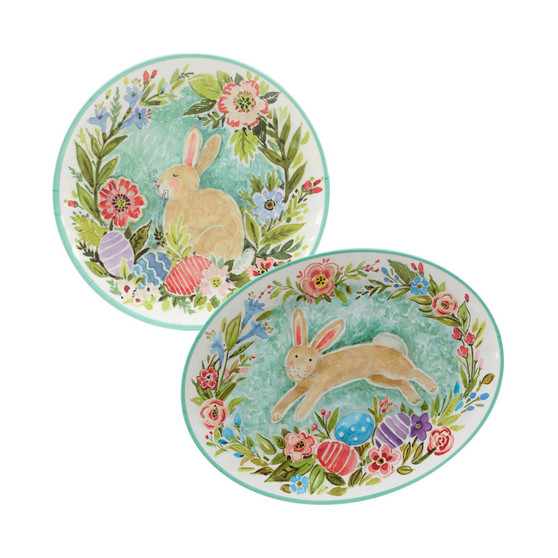 Joy of Easter Melamine 2-PC Platter Set