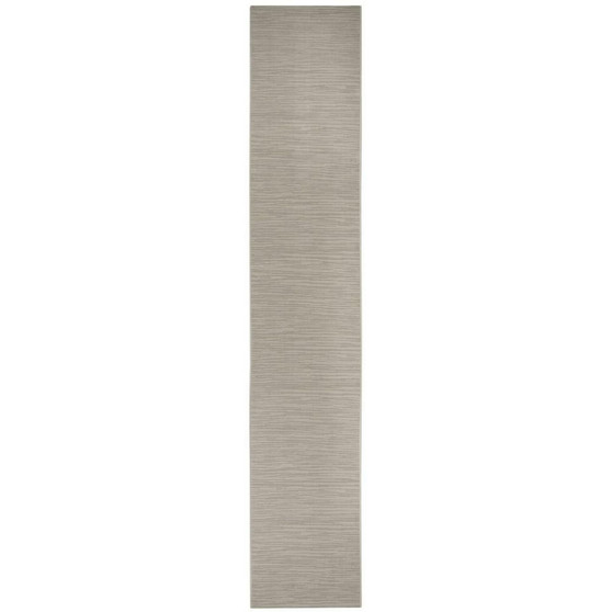 Courtyard Light Grey 2'4" x 12' Sisal Weave Runner Outdoor Area Rug