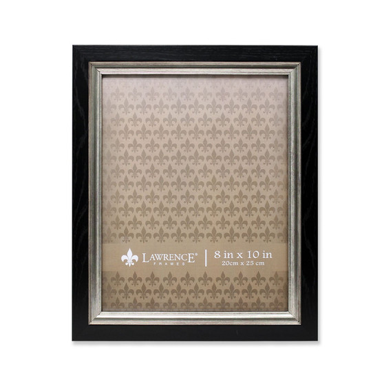 Black with Burnished Silver Inner - 8" x 10"