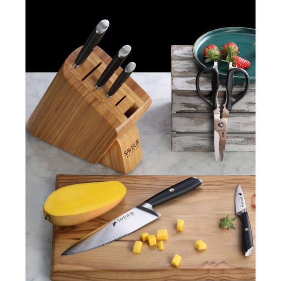 Voyage Series Forged German Steel 7-Pc. Cutlery Set