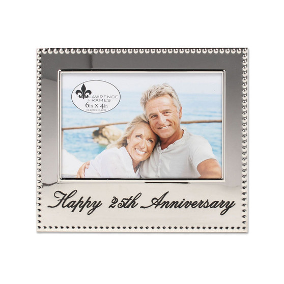 Happy 25Th Anniversary Picture Frame - 4" x 6"