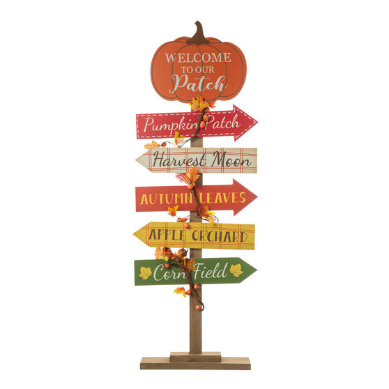 Fall Pumpkin Patch Porch Sign, 42.50"
