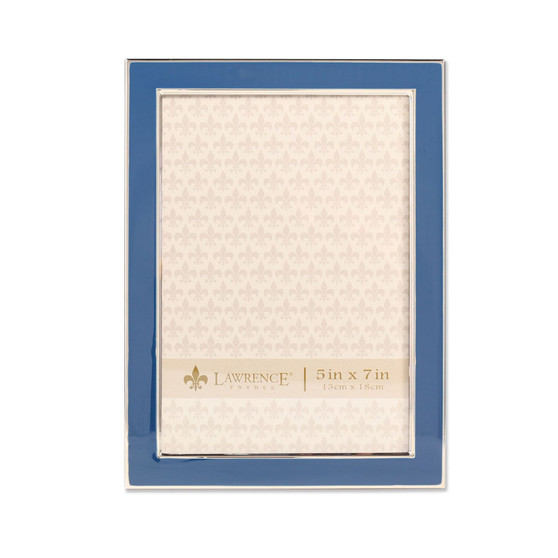 Navy Enamel Picture Frame - 5" x 7"