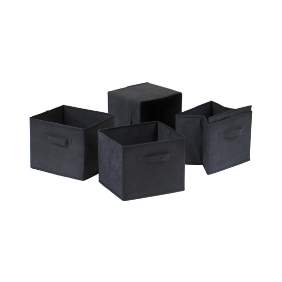 Capri Set of 4 Foldable Fabric Baskets