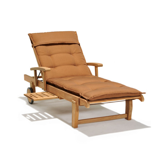 Bristol Teak Outdoor Chaise Lounge, Created for Macy's