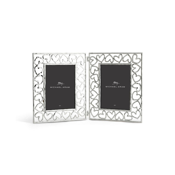 Double Heart Frame 5x7