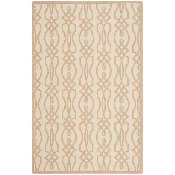 Martha Stewart Hickory 5'3" x 7'7" Outdoor Area Rug