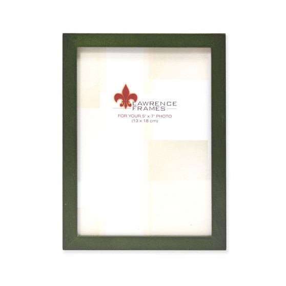 Green Wood Picture Frame - Gallery Collection - 5" x 7"