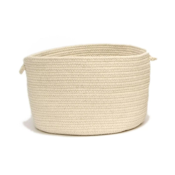 Shear Natural Braided Storage Basket