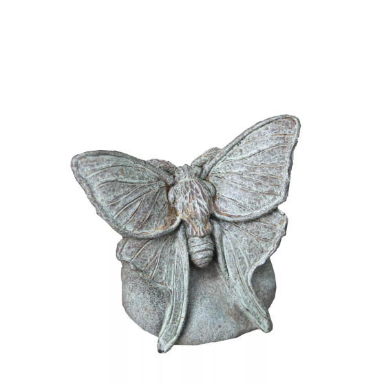 Lunar Moth Garden Statue