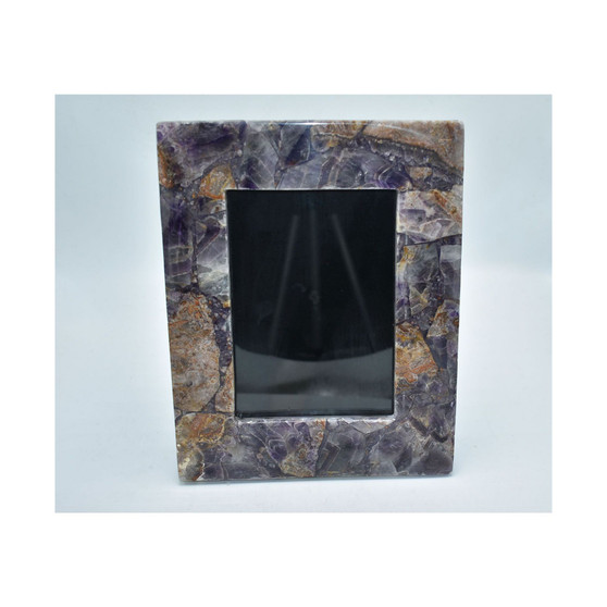 - 10" H x 8" W Natural Amethyst Picture Frame