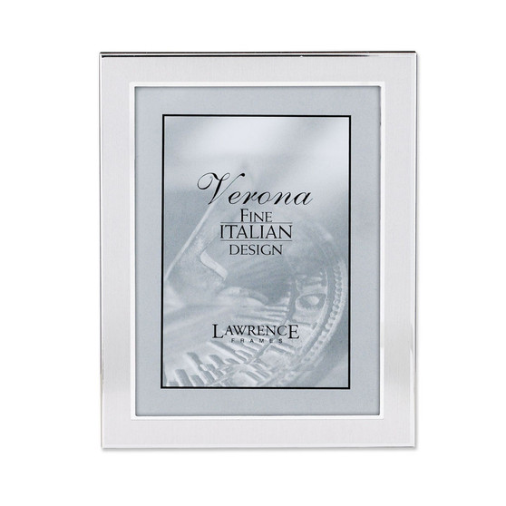 Brushed Metal Picture Frame - 8" x 10"