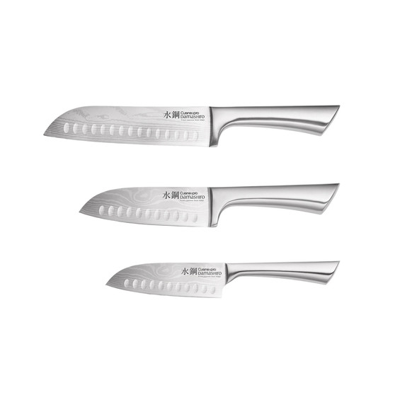 Damashiro Santoku Knife Set, 3 Piece