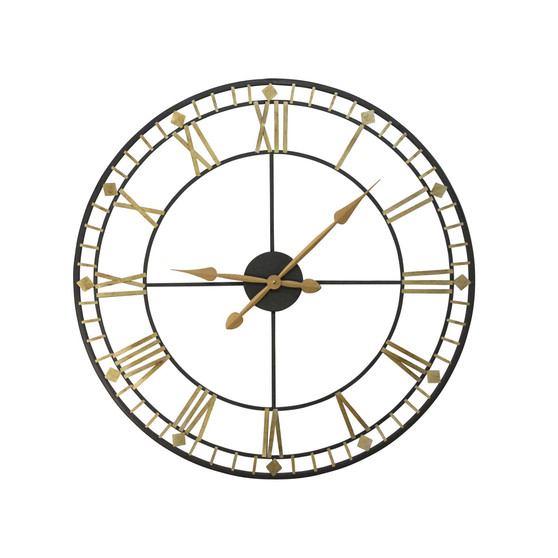 Stratton Home Decor Oversized 31.50" Industrial Austin Wall Clock