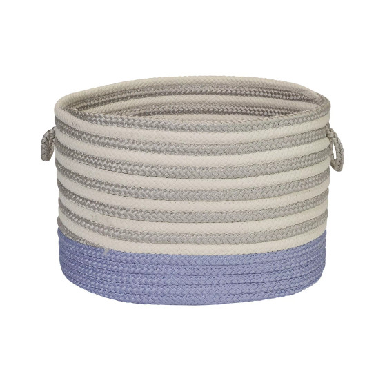 Chloe Stripe Braided Storage Basket