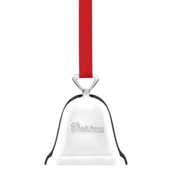 Ringing in The Season Christmas Bell Silver-Plated Ornament
