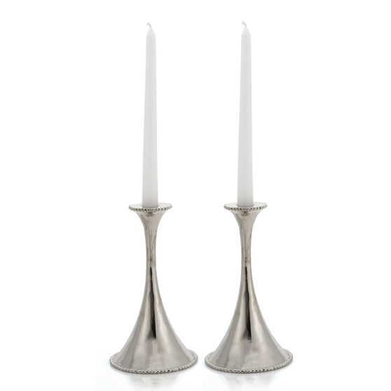 Set of 2 Molten Candlestick Holders