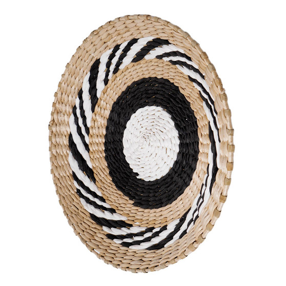 Woven Seaweed Hanging Wall Accent Basket, 16"