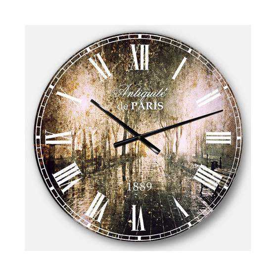 Photography Landscape Oversized Round Metal Wall Clock