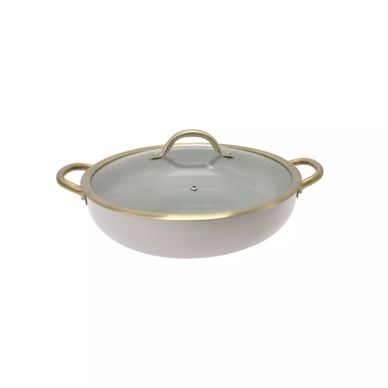 Nonstick Aluminum 12" Everyday Pan with Lid