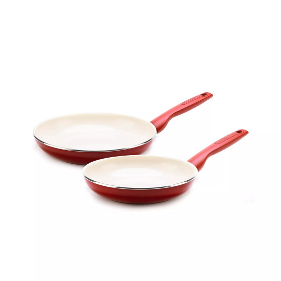 Rio Ceramic Nonstick 8"and 10" Frypan Set