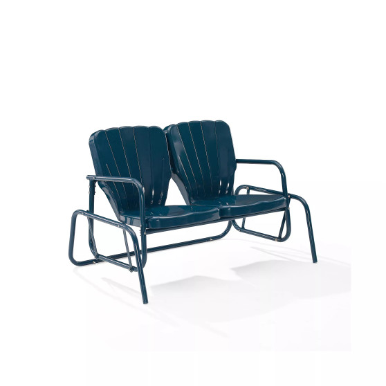 Ridgeland Outdoor Metal Loveseat Glider