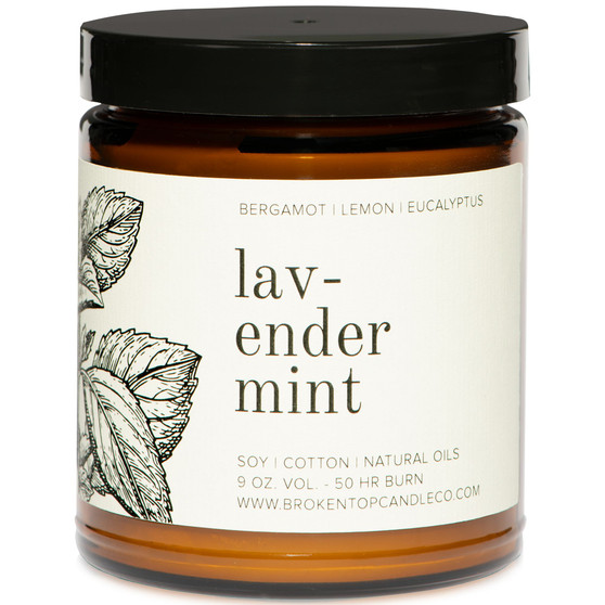 Lavender Mint Candle, 9-oz.
