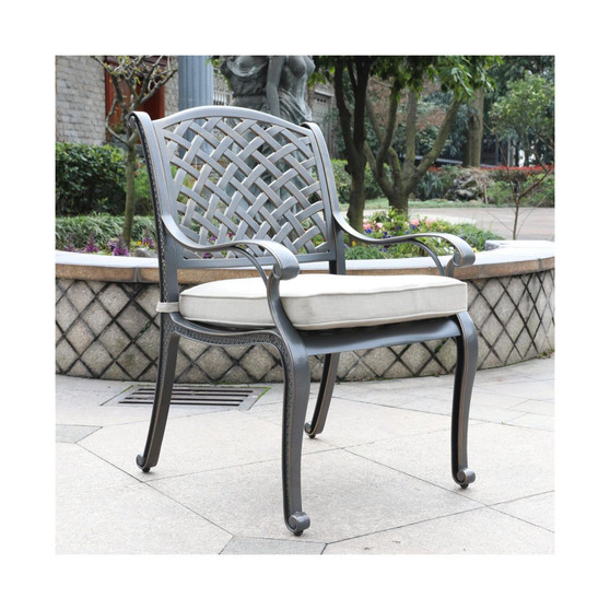Dining Arm Chair, Sand Dollar