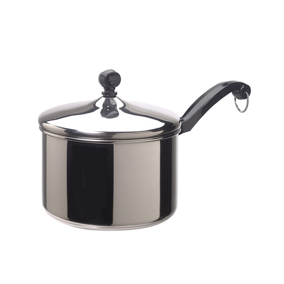 Classic Series Stainless Steel 3-Qt. Saucepan & Lid