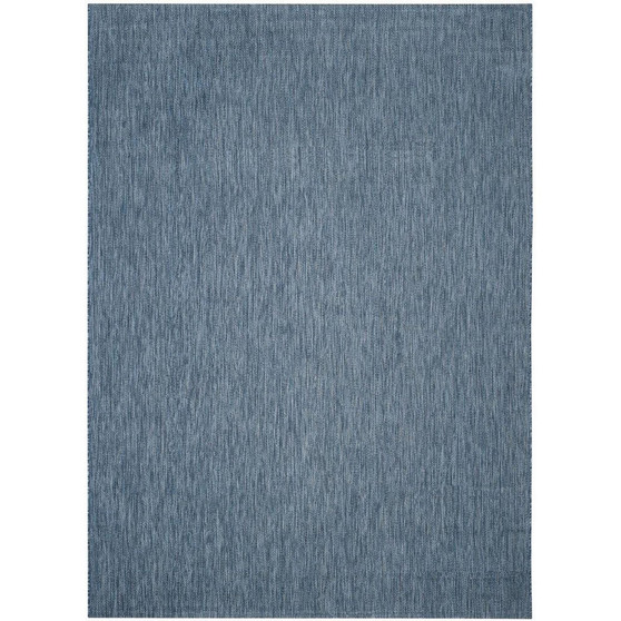 Courtyard Navy 8' x 11' Outdoor Area Rug