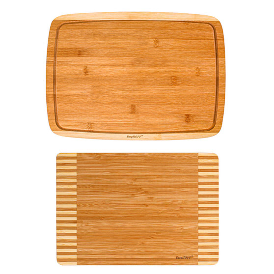 Bamboo 2 Piece Cutting Board Set