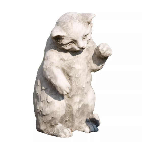 Playful Kitten Garden Statue