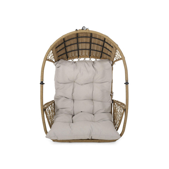 Greystone Outdoor and Indoor Wicker Hanging Chair