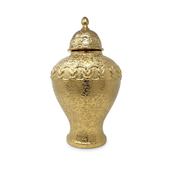 Ginger Jar and lid with Chain Detail