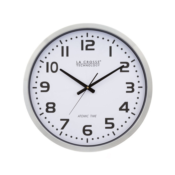404-1220 20" Extra Large Atomic Analog Wall Clock