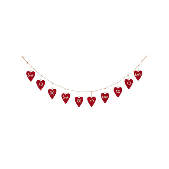 Valentine's Heart Garland