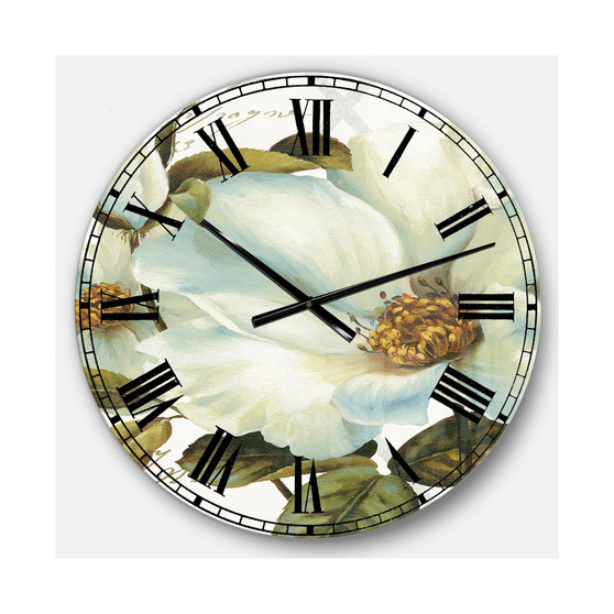 Modern Farmhouse Oversized Metal Wall Clock